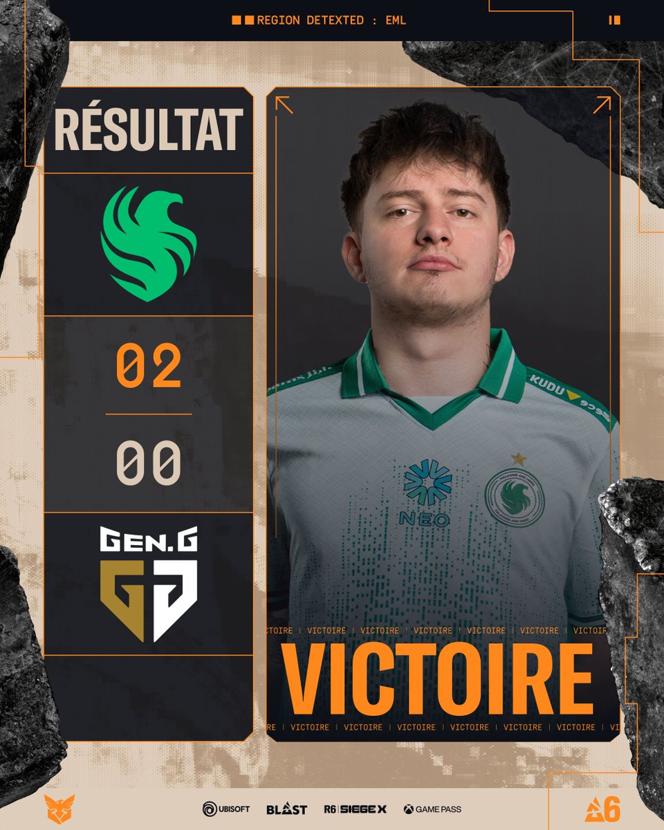Rainbow Six Esports FR 🇫🇷🥖 (@r6esports_fr) on Twitter photo 🧹 Consulat balayée ! <a href="/FalconsEsport/">Falcons Esports</a> inflige un sévère 7⃣-0⃣ à <a href="/geng_gold/">Gen.G Gold</a> sur Consulat, la deuxième carte du match ‼️ 😳 🧹 Consulat balayée ! <a href="/FalconsEsport/">Falcons Esports</a> inflige un sévère 7⃣-0⃣ à <a href="/geng_gold/">Gen.G Gold</a> sur Consulat, la deuxième carte du match ‼️ 😳