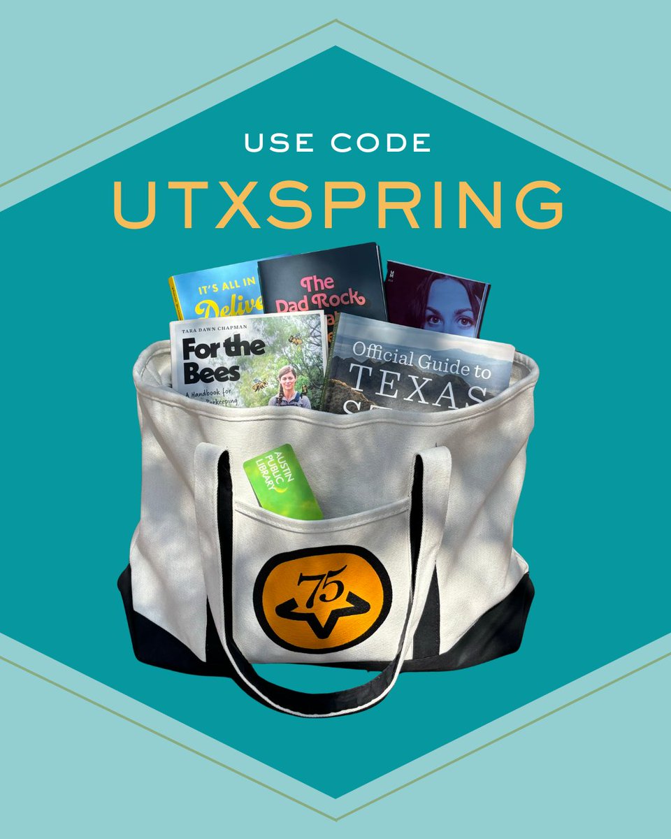 UTexasPress's tweet image. Did you know we're running our annual warm weather sale on our website through the month of July? When you shop UTP books, you can get print titles for 40% off and ebooks for 50% off using code UTXSPRING at checkout.
Get your next read at a great price!
utpress.utexas.edu