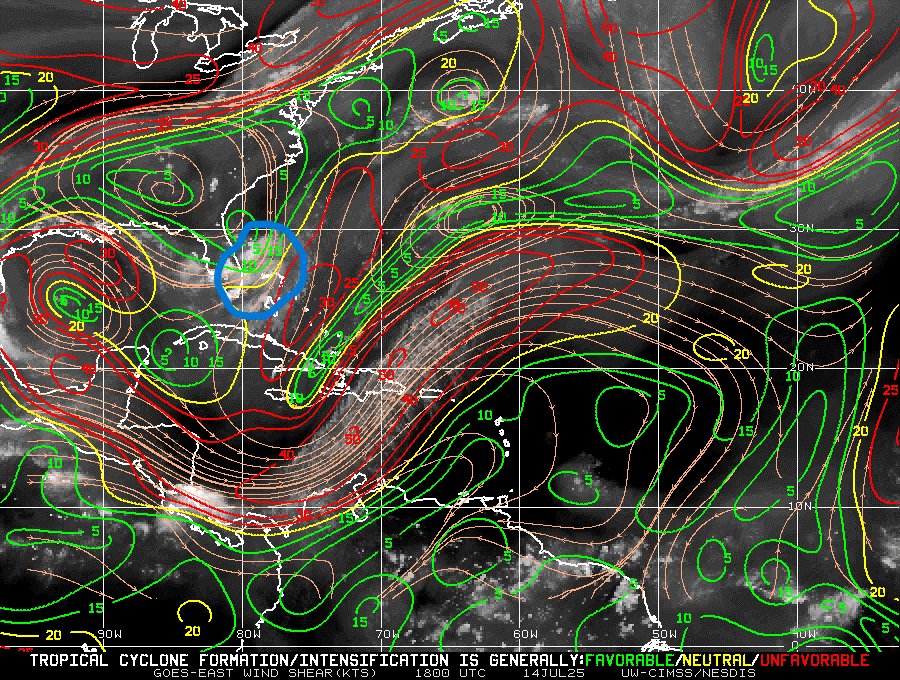 wx_anthony's tweet image. #93L slinging lots of showers and storms across #FL. Some light shear from the north pushing convection a bit south of circulation. Models still all over the place with GFS saying poof and Euro locked onto low pressure area. Will watch and see!
#tropics #weather #panhandle #flwx