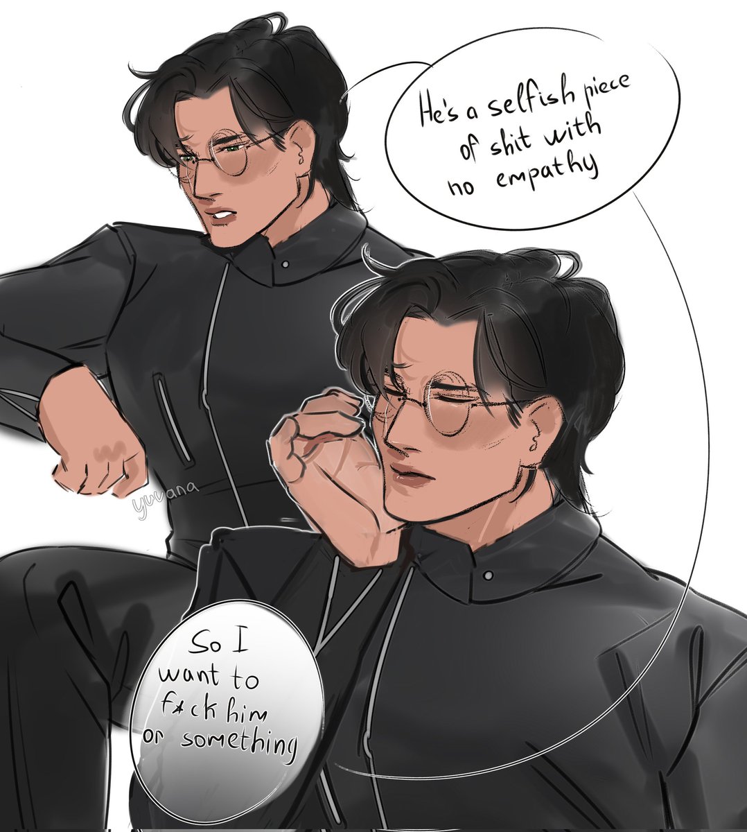 YUVIKO_art's tweet image. After that, no one interviewed Harry

#drarry #hpdm