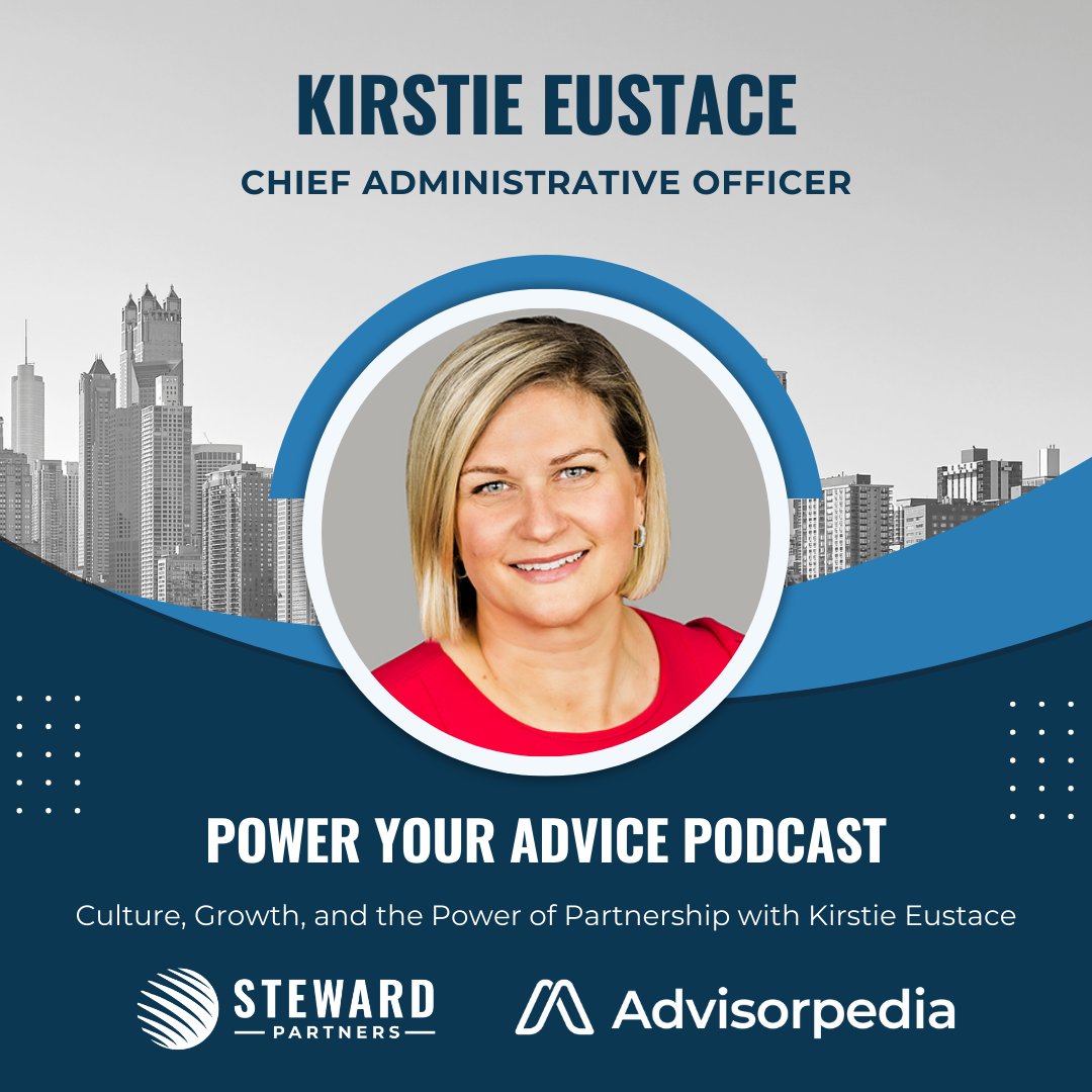 In this <a href="/advisorpedia/">Advisorpedia</a> episode, Kirstie Eustace, Chief Administrative Officer at Steward Partners, shares how we uphold our core values—partnership, excellence, and respect—while growing nationwide. 
Listen here: ow.ly/UMFn50WpsCl
#LeadershipPodcast #CorporateCulture
