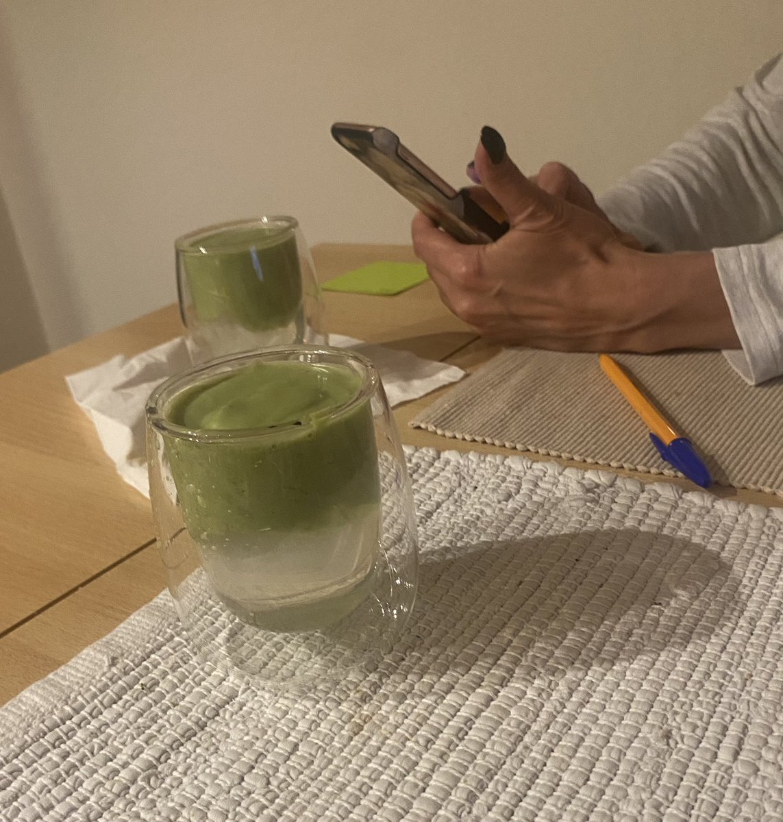 mom wanted to try it too but she said she’d only have some if I drink with her. I was running out of coconut water but they turned out alright