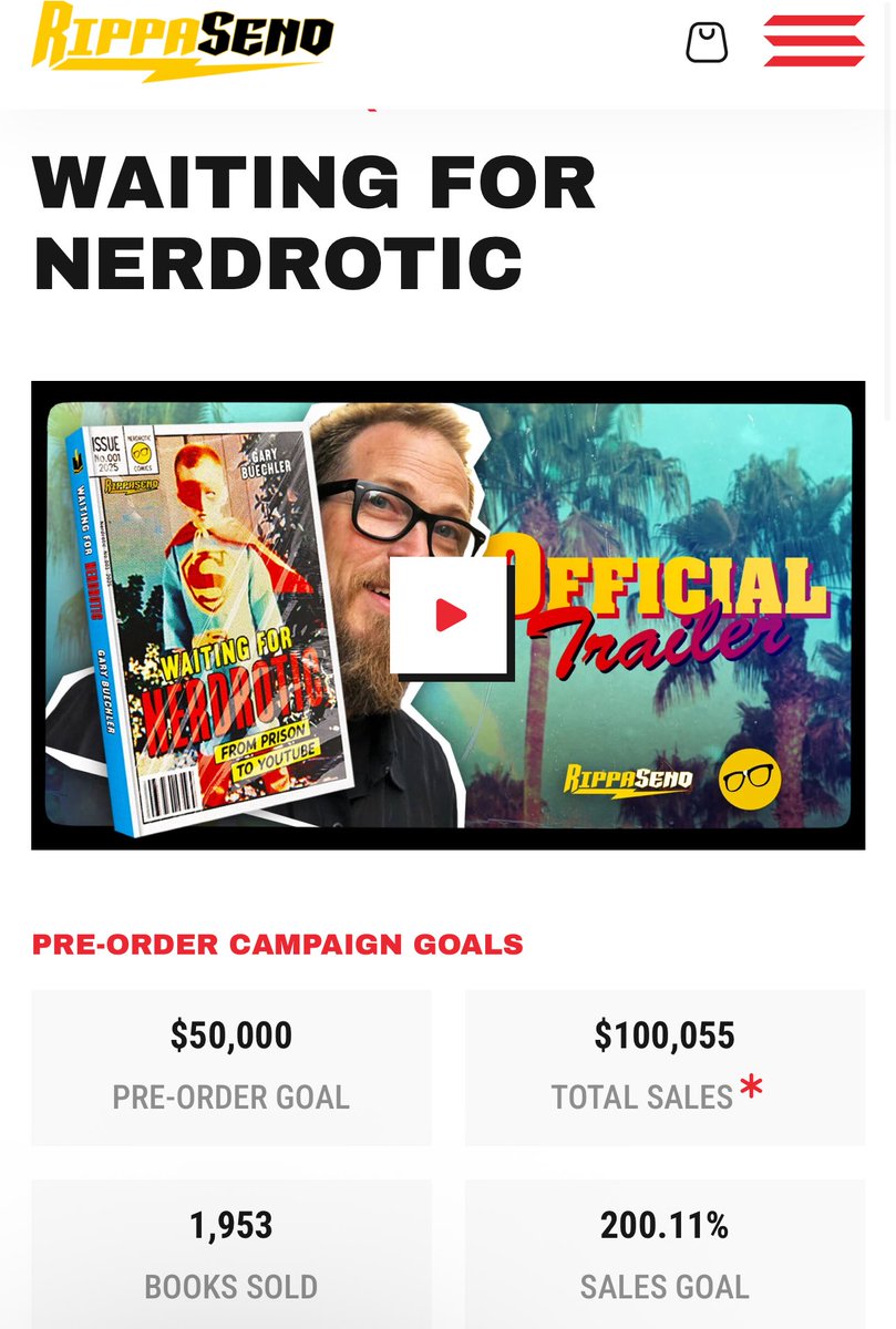 Unearthing_USA's tweet image. .@Nerdrotics congrats to you, the gang, @EricDJuly and @RippaSend
$100,000!!!!!!!!!!!!!!!!
Not bad for a dude who got kicked out of three high schools, battled addiction, ran and lost a business; now reduced to running a little “radio show”.
HAIL WARCAMPAIGN
HAIL THE CHAT…