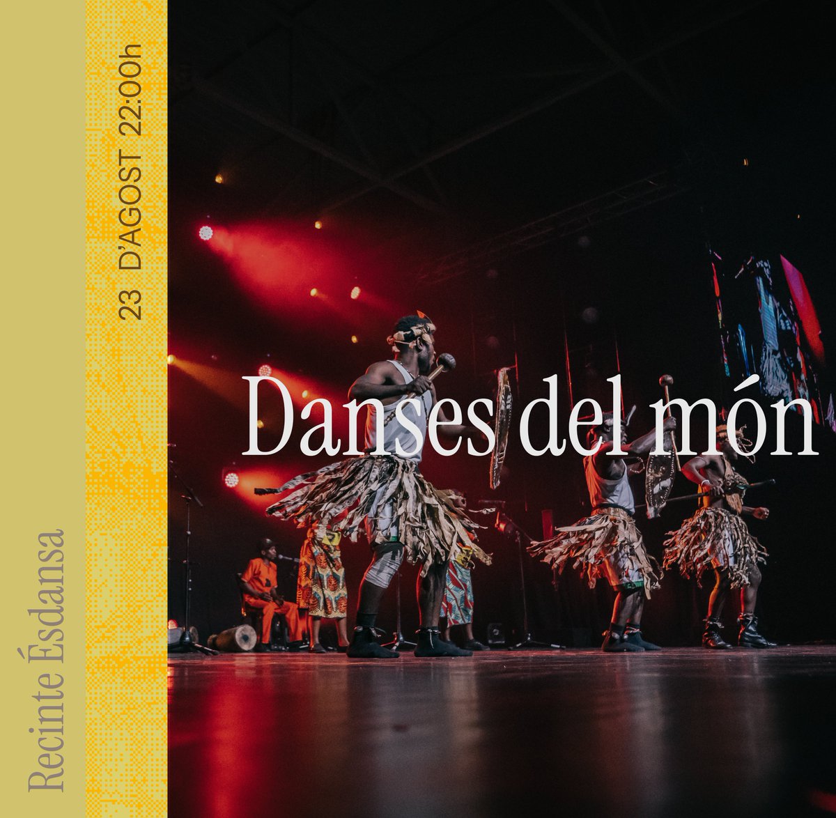 🟨Cita indispensable dels dissabtes #Ésdansa a la nit ho és Danses del món, un viatge per la dansa tradicional d’aquí i d’arreu! 

🌍 Un espectacle que en aquesta ocasió omplirà l'escenari de color i cultura amb Mèxic, Benín, Galícia i Catalunya! 👉 esdansa.cat