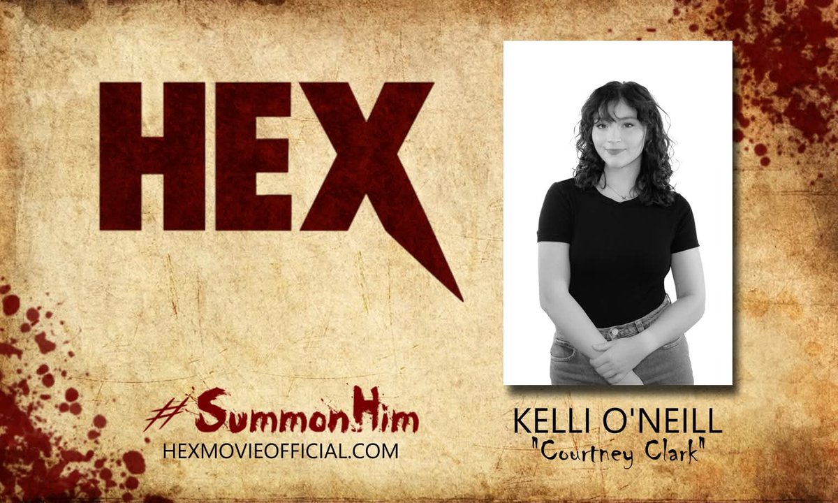 MovieHex's tweet image. 8 days from launching the Kickstarter for Hex! Let's start with some casting announcements.
Please like and share our page. Visit and follow our Kickstarter: kickstarter.com/projects/mlmye…
#hexmovieofficial #hexmovie #summonhim #horrorfan #80shorror #horrormovies #horrorlovers