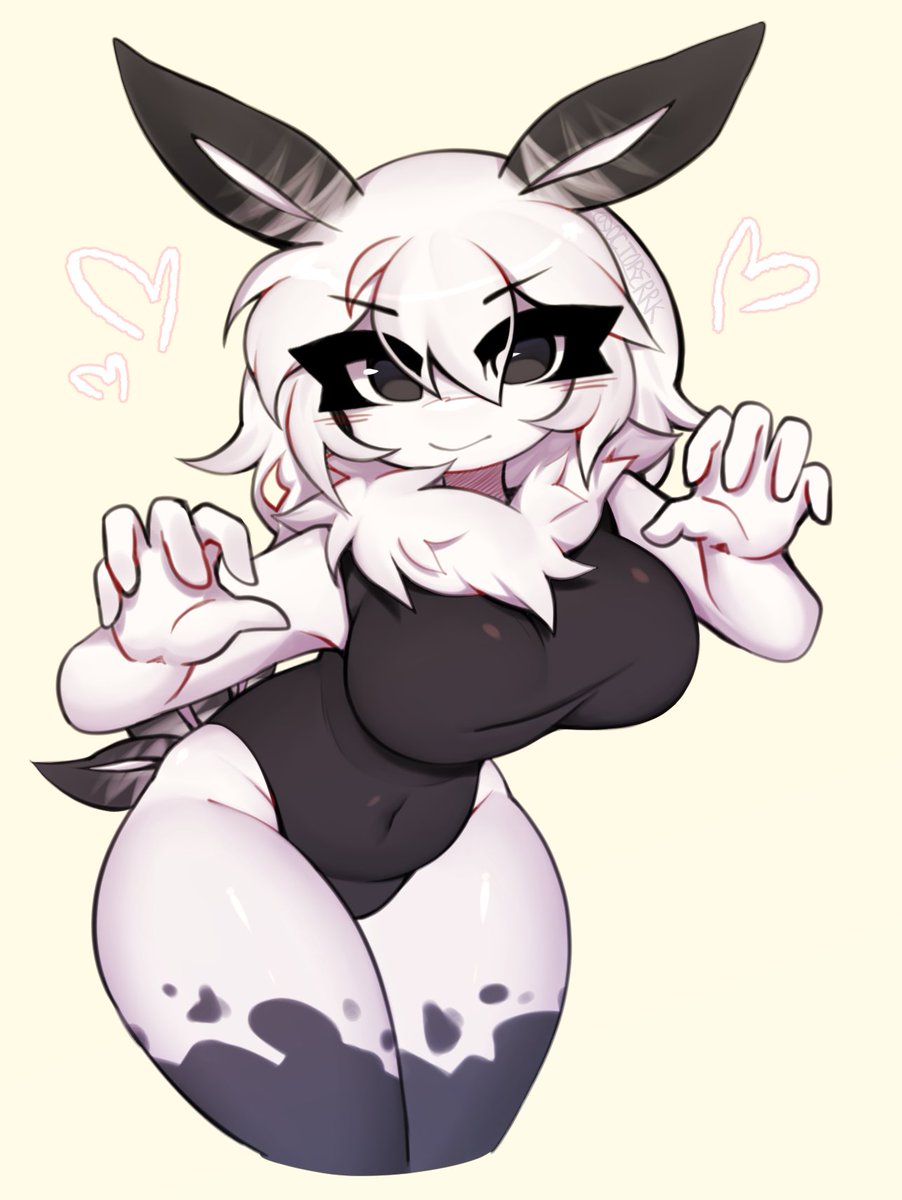 OctoberrK's tweet image. water bunny [comm]