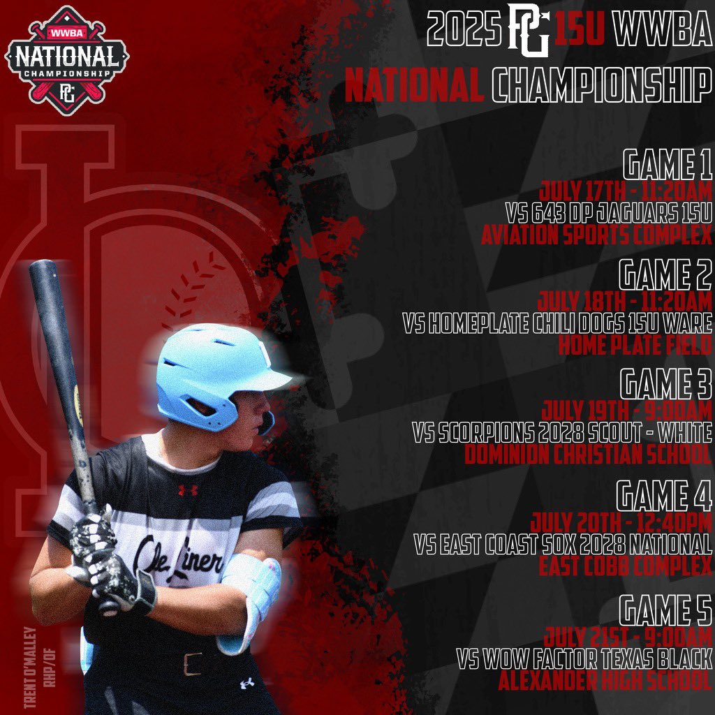 Ole Liners 15U National (@ole_liners2028) on Twitter photo After a 3-1-1 weekend in DC, we head to Georgia to finish out the summer! 🔥
<a href="/Ole_Liners/">Ole Liners Baseball</a> <a href="/CoachG_MD/">Coach G</a> <a href="/omarino_13/">Omar Enriquez</a> <a href="/PG_Scouting/">Perfect Game Scout</a> <a href="/PG_Georgia/">Perfect Game Georgia</a> <a href="/JJenkins_33/">Jeremy Jenkins</a> <a href="/c3price/">Colby Price</a> <a href="/CraverPorter/">Porter Craver</a> <a href="/SSaraullo/">Coach Saraullo</a> After a 3-1-1 weekend in DC, we head to Georgia to finish out the summer! 🔥
<a href="/Ole_Liners/">Ole Liners Baseball</a> <a href="/CoachG_MD/">Coach G</a> <a href="/omarino_13/">Omar Enriquez</a> <a href="/PG_Scouting/">Perfect Game Scout</a> <a href="/PG_Georgia/">Perfect Game Georgia</a> <a href="/JJenkins_33/">Jeremy Jenkins</a> <a href="/c3price/">Colby Price</a> <a href="/CraverPorter/">Porter Craver</a> <a href="/SSaraullo/">Coach Saraullo</a>