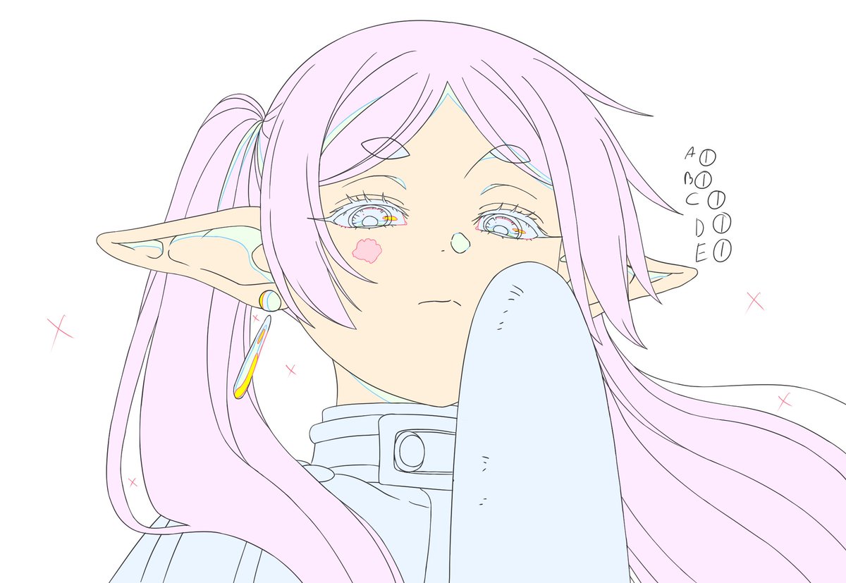2dAnJek's tweet image. Frieren trace practice 
#animator #アニメーター #frieren