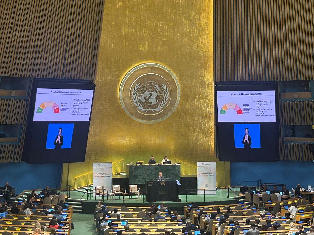 🇺🇳High-Level Political Forum on Sustainable Development kicks off today!

The #HLPF comes at a critical moment. While only 18% of SDG targets are on track, progress offers hope, just as the world came together in Sevilla to bridge financing gaps. EU is committed to play its part!
