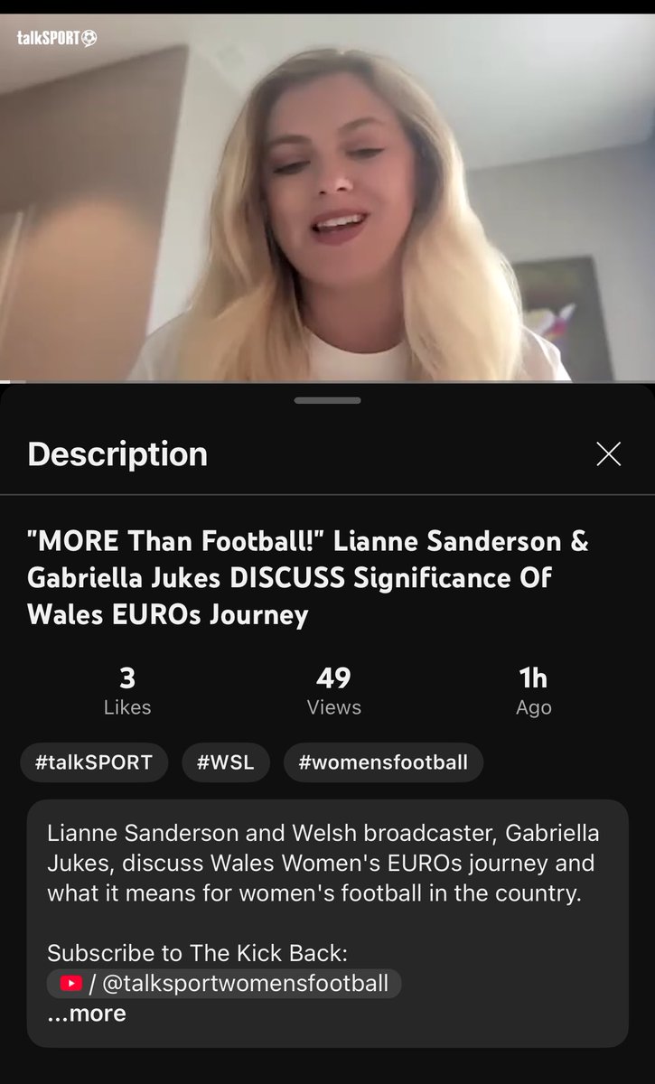 BBC 5 Live Breakfast in the morning with Jeanette Kwakye 🎙

Talk Sport debut by the evening on the Women’s Football Show with Lianne Sanderson 📻 

So proud to be talking all things Wales at #WEURO2025 today! 🏴󠁧󠁢󠁷󠁬󠁳󠁿⚽️