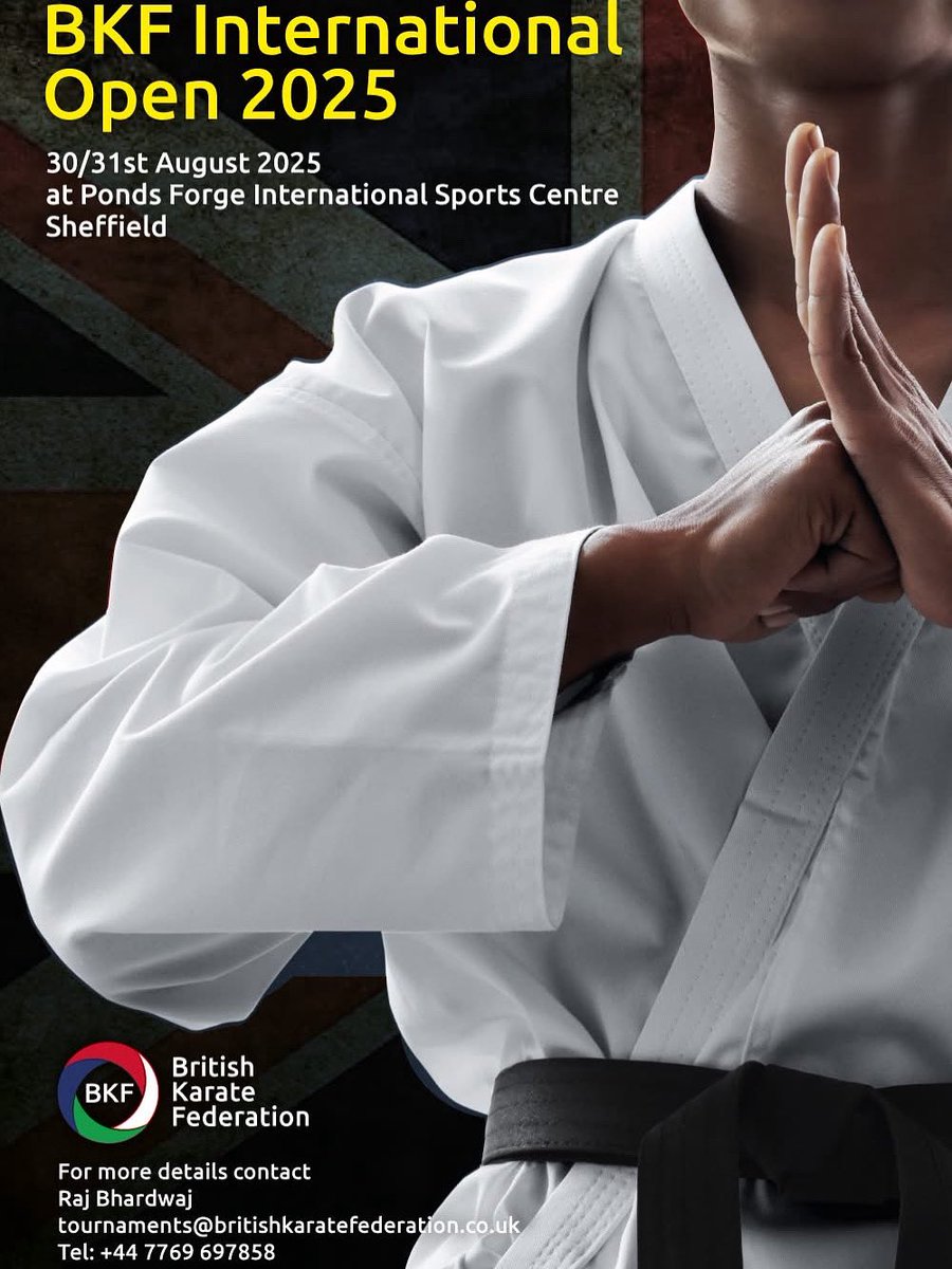 Please consider this your personal invitation to join us for the BKF International Open 2025 at Ponds Forge International Sports Centre, Sheffield.
30-31st August 2025.
Full details are on Sportdata.