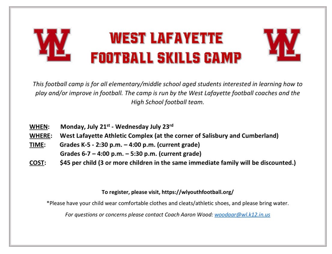 CAMP STARTS NEXT WEEK!!! Get signed up today!! #RDP