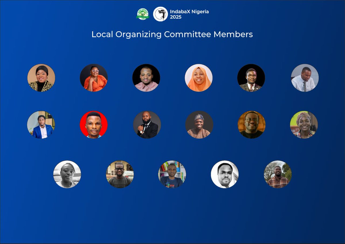 Cheers to the amazing working local organizing committee who has been pushing and preparing for this conference. 

We can wait to receive all participants and speakers. 

Please comment on how excited you are for #IndabaXNigeria2025 

#webuildtogether