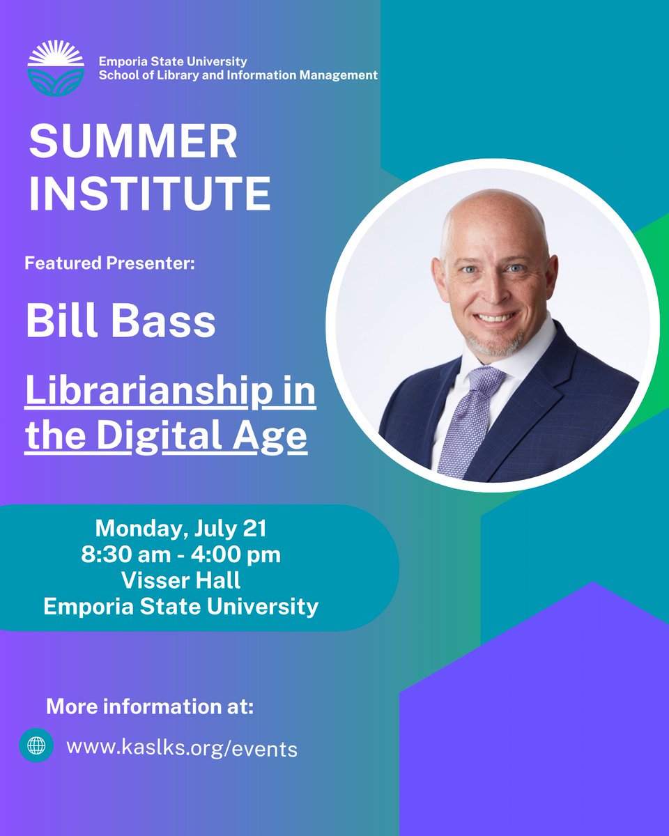 ONE WEEK FROM TODAY! Connect with your Kansas school librarian colleagues at this great day of learning. Register at the link below.
l.facebook.com/l.php?u=https%…