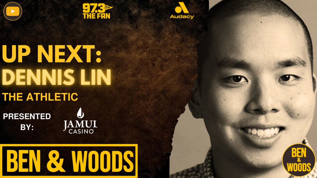 Ben & Woods (@benandwoods) on Twitter photo It's time to chat with our Ben & Woods LINsider as <a href="/dennistlin/">Dennis Lin</a> returns to the show NEXT:
📻 <a href="/973TheFanSD/">97.3 The Fan</a>
📱 <a href="/Audacy/">Audacy</a> App
WATCH: youtube.com/watch?v=PhdAt_… It's time to chat with our Ben & Woods LINsider as <a href="/dennistlin/">Dennis Lin</a> returns to the show NEXT:
📻 <a href="/973TheFanSD/">97.3 The Fan</a>
📱 <a href="/Audacy/">Audacy</a> App
WATCH: youtube.com/watch?v=PhdAt_…