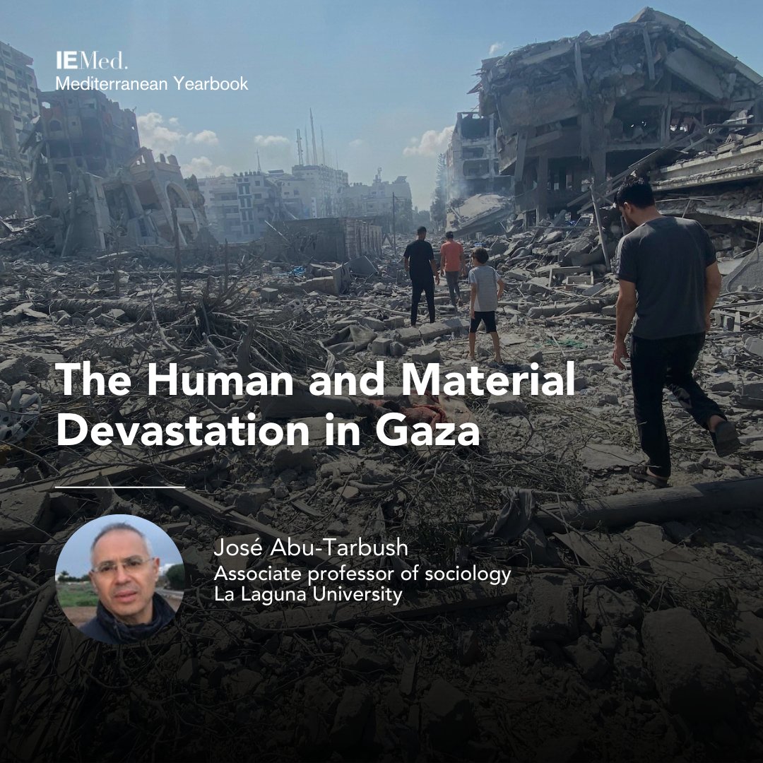 IEMed_'s tweet image. "The violence perpetrated by #Israel in the aftermath of 7 October is part of a longer process to pursue a longer-term goal of an ongoing or continuous #Nakba."
Read @joseabutarbush (@ULL)'s contribution to the #MedYearbook2025
🌐iemed.org/publication/th…
#AheadOfThePrint