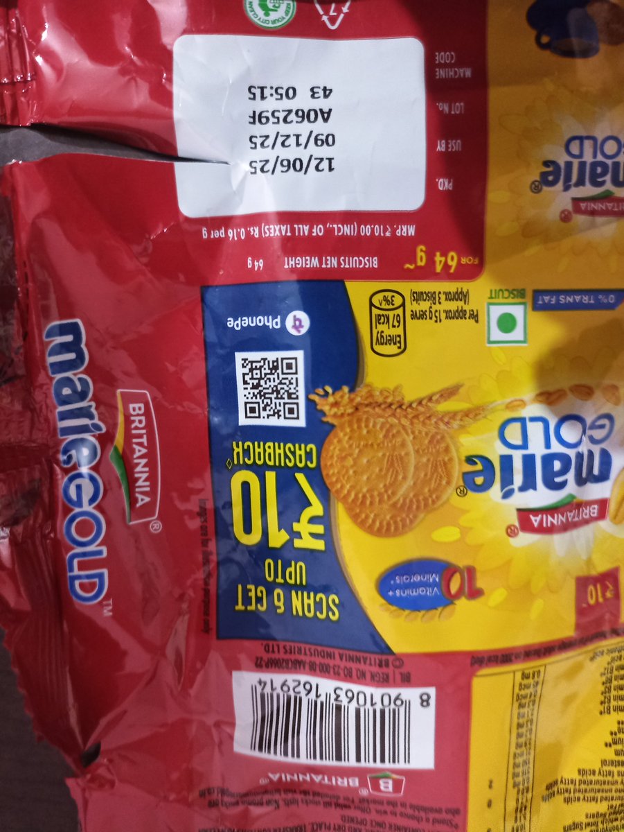 PravinTarhal's tweet photo. @BritanniaIndLtd 
Fake!
No Cashback!
Fake QR!!
Fake Promotion!! https://t.co/c4eDedRftU