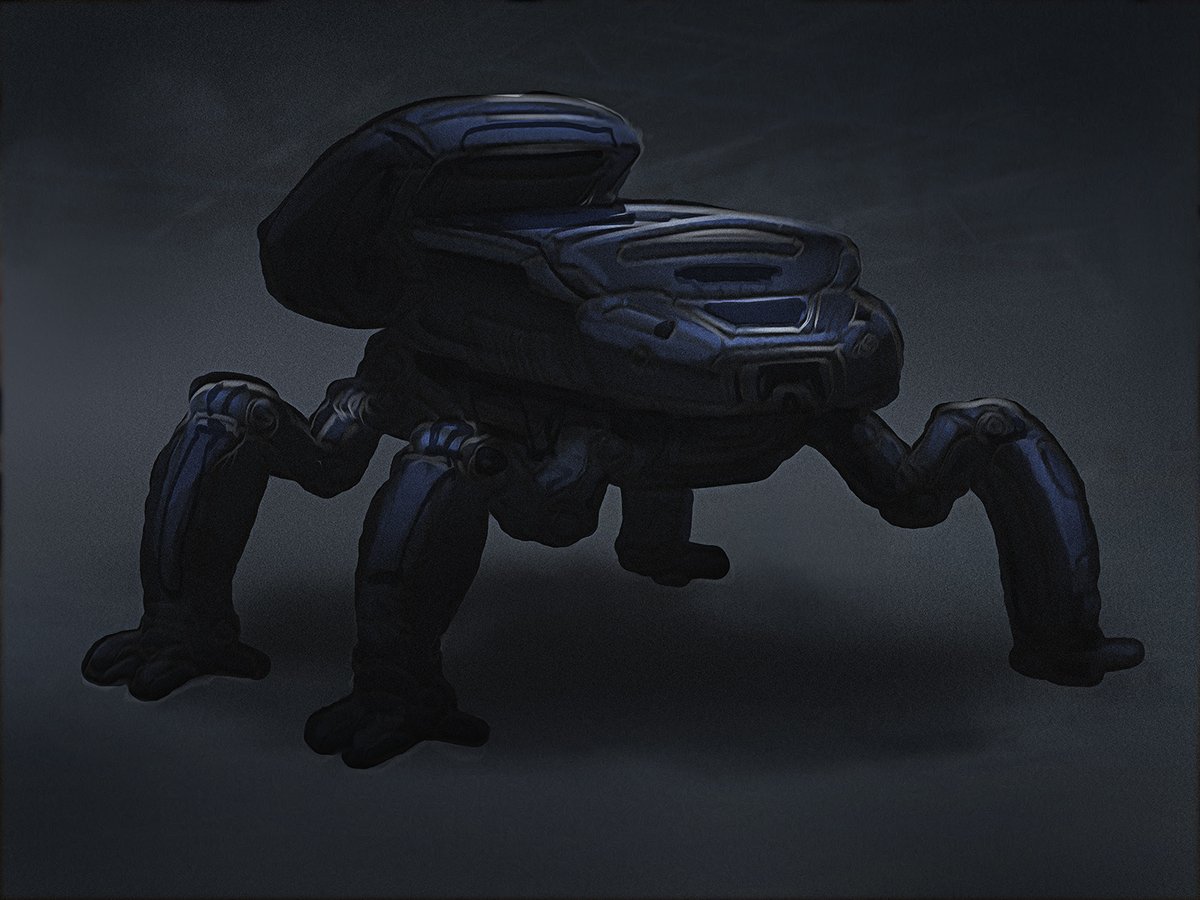 humzaartdesign's tweet photo. spider slayer mech concept
#quadrupedal #MECH #droid #conceptart #conceptdesign #industrialdesign #drawing #painting #digitalart #spiderslayer https://t.co/q1JOWHrh4g
