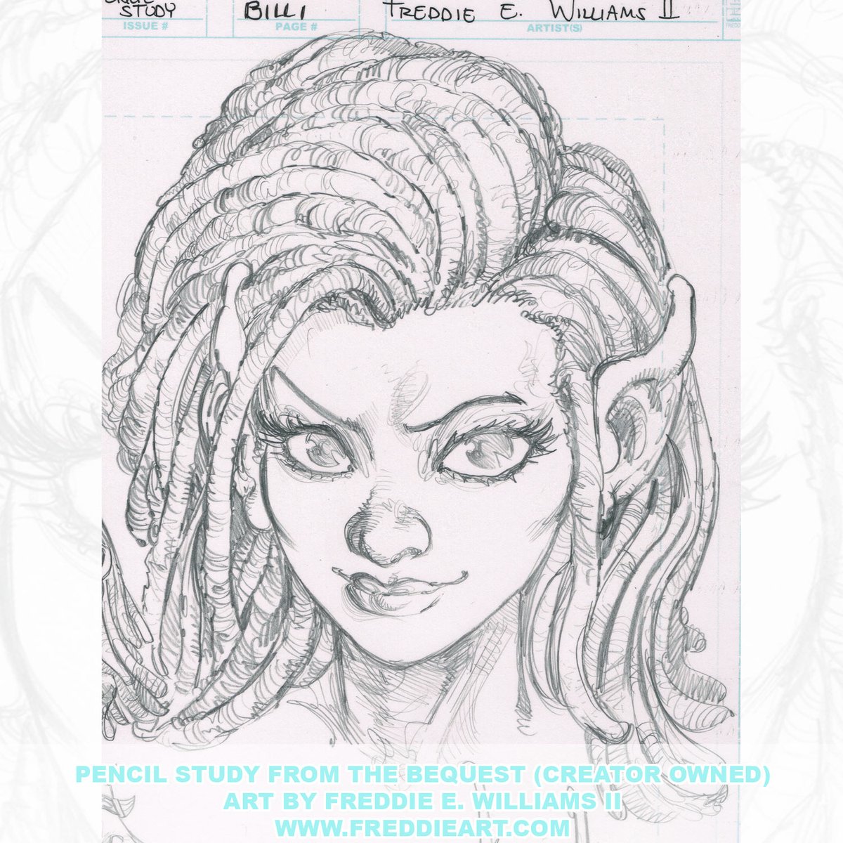 Freddieart's tweet image. Pencil study from my creator-owned book The Bequest
Let me know who you’d like to see me sketch in the comments below!
If you’re into this kind of sketch work, check out the original art section of my website: freddieart.com freddieart.com/product-catego…