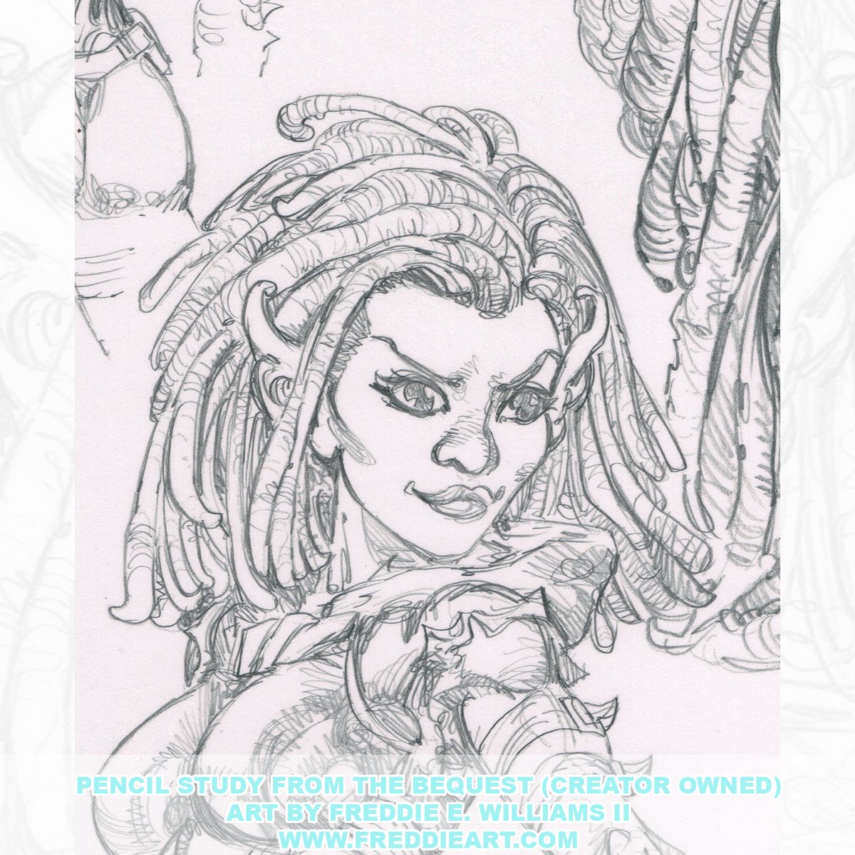 Freddieart's tweet image. Pencil study from my creator-owned book The Bequest
Let me know who you’d like to see me sketch in the comments below!
If you’re into this kind of sketch work, check out the original art section of my website: freddieart.com freddieart.com/product-catego…