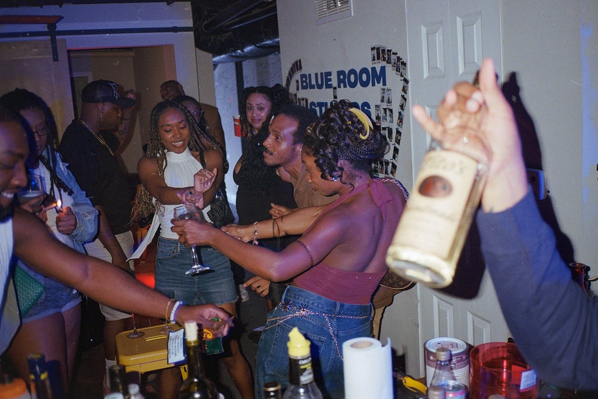 BigJocATL's tweet photo. Say What You Want About Me Just Don’t Forget To Mention “He Be Getting Money Too.” 

Photos From Our Farewell Party At @TBRStudiosATL 💙💙💙

📸: @evanrossesjay https://t.co/UCxNNBsRMx