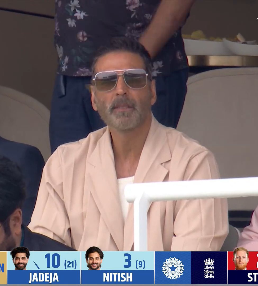 If India wins it is because of JADEJA and if not… it is because of Akshay Kumar #INDvsENG