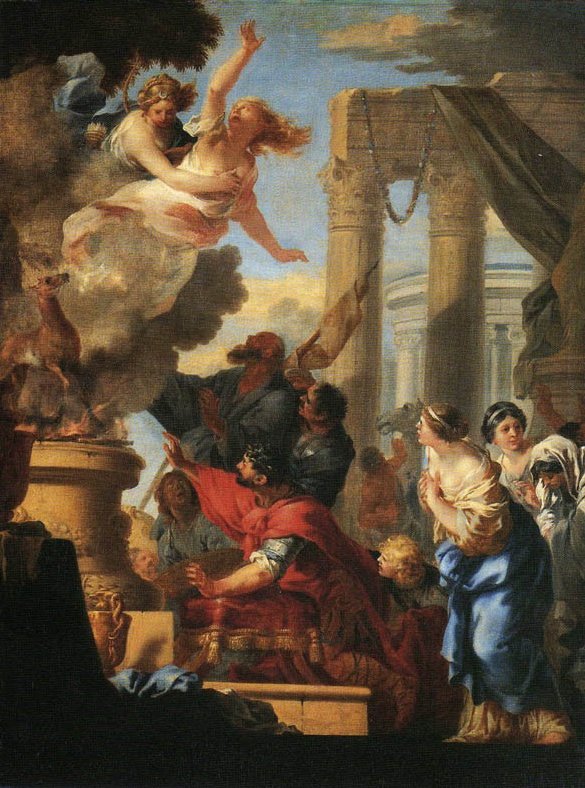 dailyagamemnon's tweet image. — le sacrifice d'iphigénie (1653, french), by sébastien bourdon