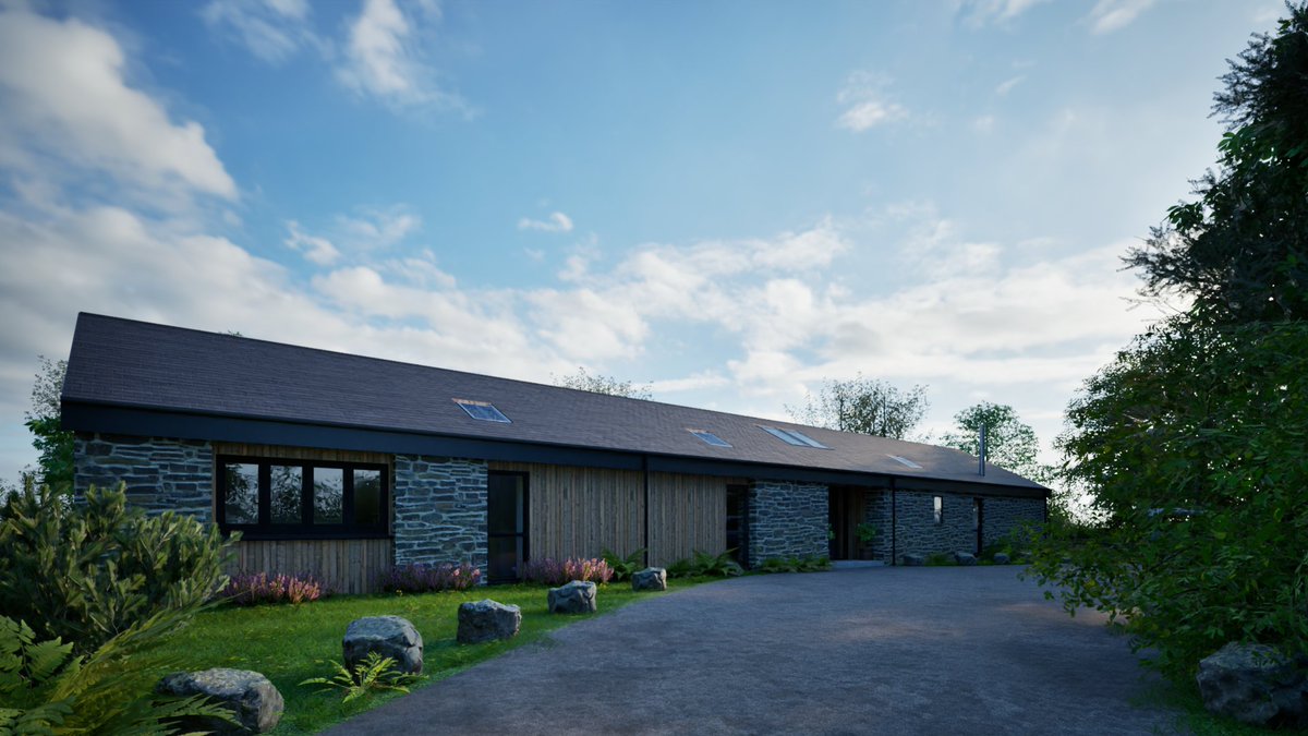 🏡 Planning approved! A returning client tasked us with reimagining a rural site—originally approved for barn conversions—into a bespoke new home. Now granted, with Building Regs underway. CGI visuals below 👇 #PlanningSuccess #CornwallPlanningGroup #CPGProjects
