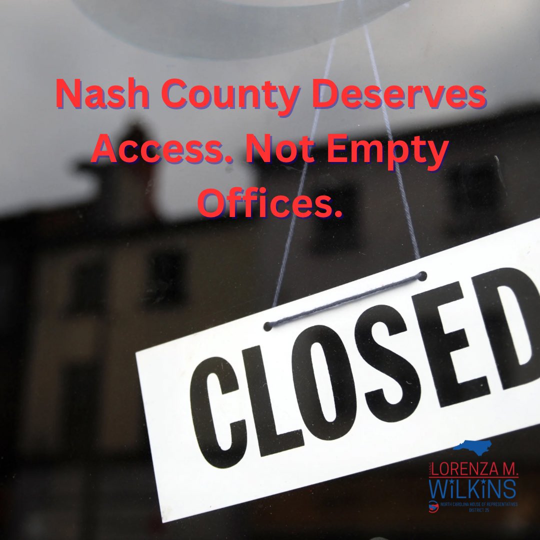 Lorenza Wilkins for NC (@lorenzafornc) on Twitter photo Cuts to Medicaid aren’t just numbers—they’re life-altering.
In rural Nash County, they mean:
✔️ Fewer school counselors
✔️ Closed clinics
✔️ More stress for working families
Local leaders call it a “desperate situation.”
Let’s lead with care—and protect wellness at the source. Cuts to Medicaid aren’t just numbers—they’re life-altering.
In rural Nash County, they mean:
✔️ Fewer school counselors
✔️ Closed clinics
✔️ More stress for working families
Local leaders call it a “desperate situation.”
Let’s lead with care—and protect wellness at the source.