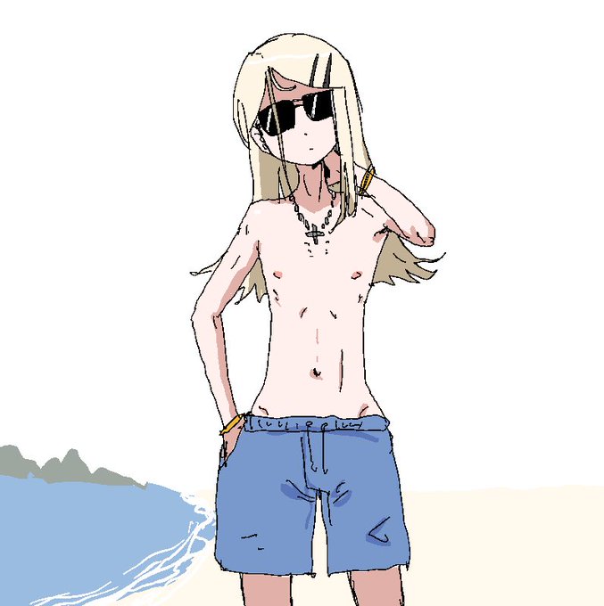 篠澤広、男水着チャレンジに挑戦します。