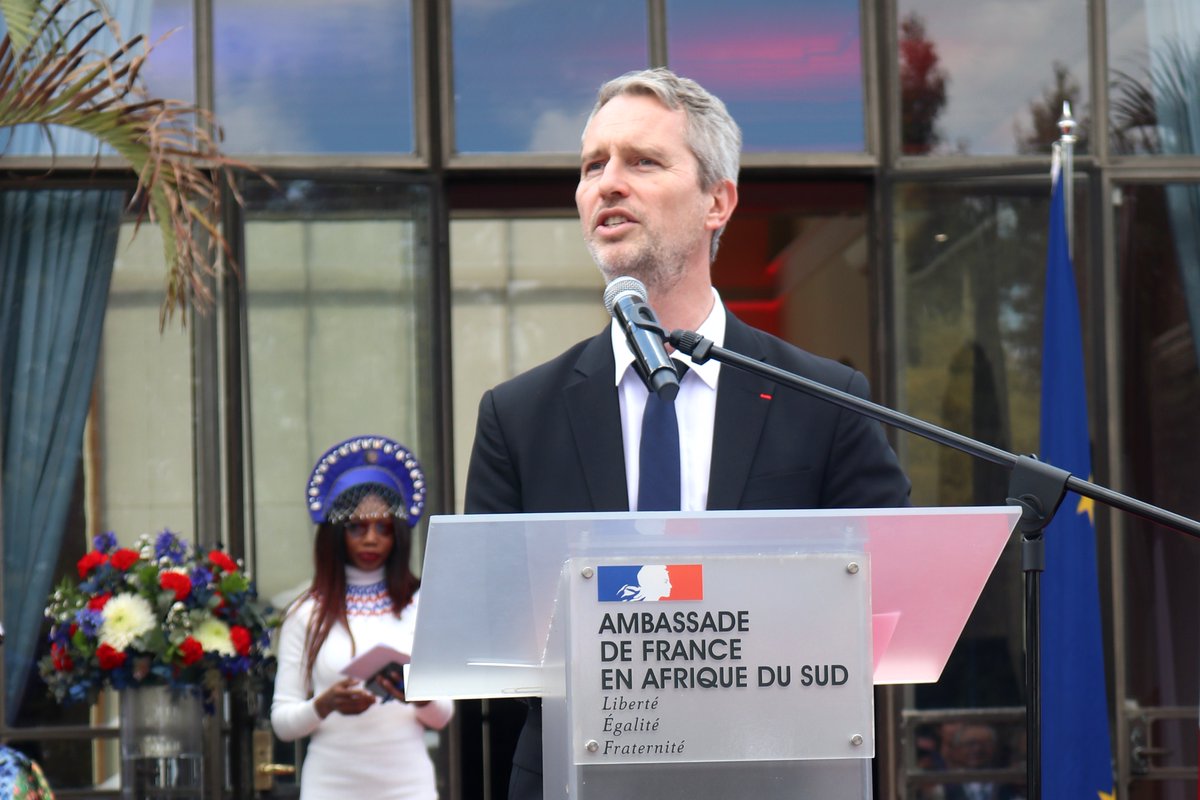 France in South Africa, Lesotho and Malawi (@frenchembassyza) on Twitter photo From Paris to Pretoria, Happy Bastille Day to everyone! 🇫🇷🇿🇦 From Paris to Pretoria, Happy Bastille Day to everyone! 🇫🇷🇿🇦