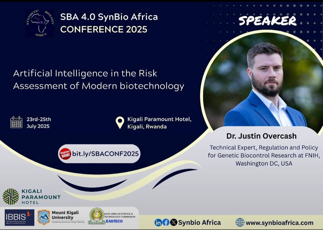 Kigali Paramount Hotel (@kparamounthotel) on Twitter photo From lab to Market : Leveraging on safe innovations in Synthetic Biology and AI for Africa’s Bioeconomy.
<a href="/SynBioAfrica/">SynBio Africa</a> is hosting this conference in Rwanda at Kigali paramount Hotel. 23rd to 25th July 2025.
Laboratory profession has diversified opportunities , Come learn. From lab to Market : Leveraging on safe innovations in Synthetic Biology and AI for Africa’s Bioeconomy.
<a href="/SynBioAfrica/">SynBio Africa</a> is hosting this conference in Rwanda at Kigali paramount Hotel. 23rd to 25th July 2025.
Laboratory profession has diversified opportunities , Come learn.