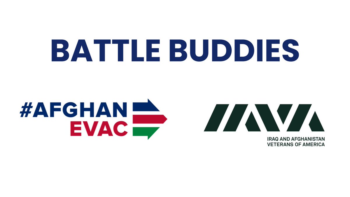iava's tweet image. Veterans nationwide are standing shoulder to shoulder with our Afghan allies who need support at immigration hearings. We promised these people safety in the US, and we must #KeepThePromise.
Join us today and learn more about #BattleBuddies here: afghanevac.org/battle-buddies