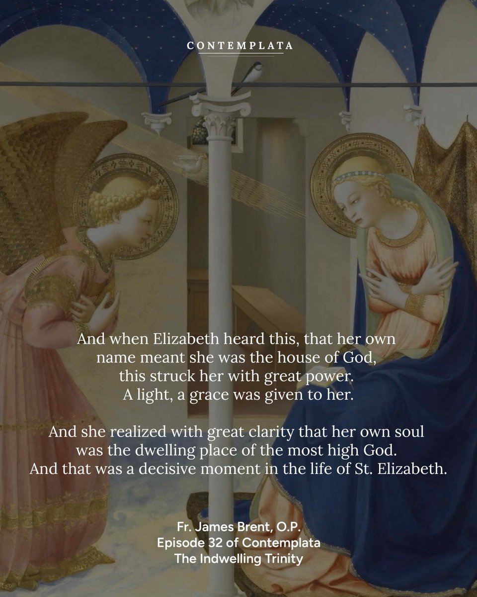 dominicanfriars's tweet image. St. Elizabeth of the Trinity had a deep understanding of the presence of the Holy Trinity in her soul. Likewise, God invites each baptized person who is in a state of grace to contemplate him living in his or her own soul. Learn more about the most beautiful mystery of how the…