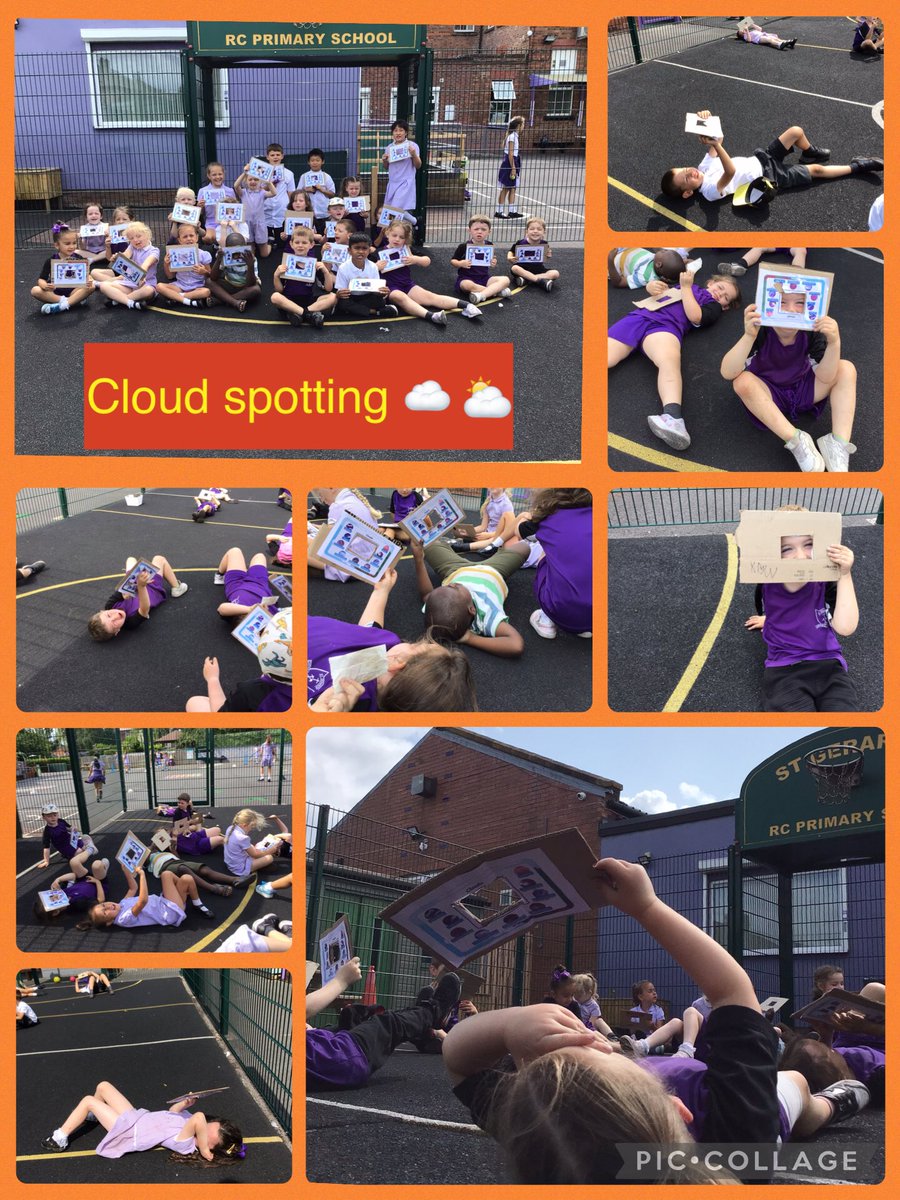 StGerardsWidnes's tweet image. Another wonderful day in  #StGerardsOutdoorLearning for reception. The children helped work towards our #RSPBwildchallenge silver badge, by creating a ‘butterfly bar’. 🦋 They made a cloud spotter and lay underneath the clouds. The cumulus cloud was the most popular. ☁️