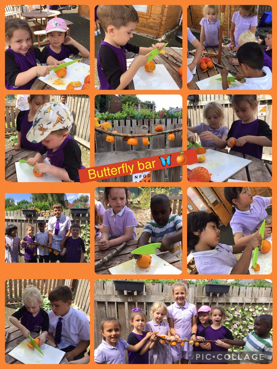 StGerardsWidnes's tweet image. Another wonderful day in  #StGerardsOutdoorLearning for reception. The children helped work towards our #RSPBwildchallenge silver badge, by creating a ‘butterfly bar’. 🦋 They made a cloud spotter and lay underneath the clouds. The cumulus cloud was the most popular. ☁️