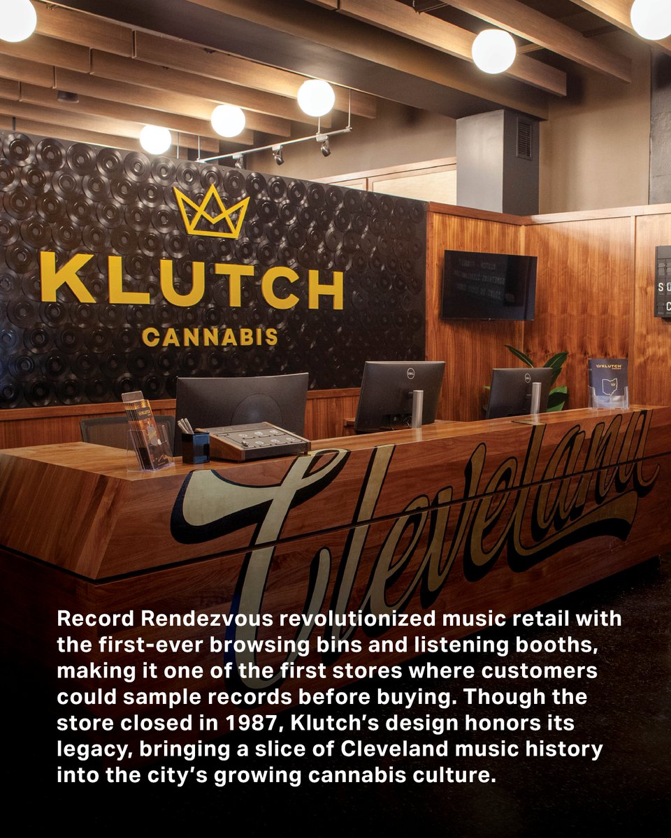 ClevelandMag's tweet image. Klutch Cannabis is bringing new life, and a dose of nostalgia, to downtown Cleveland with its latest dispensary on Prospect Avenue, located in the former home of the legendary Record Rendezvous.
🔗 clevelandmagazine.com/in-the-cle/art…