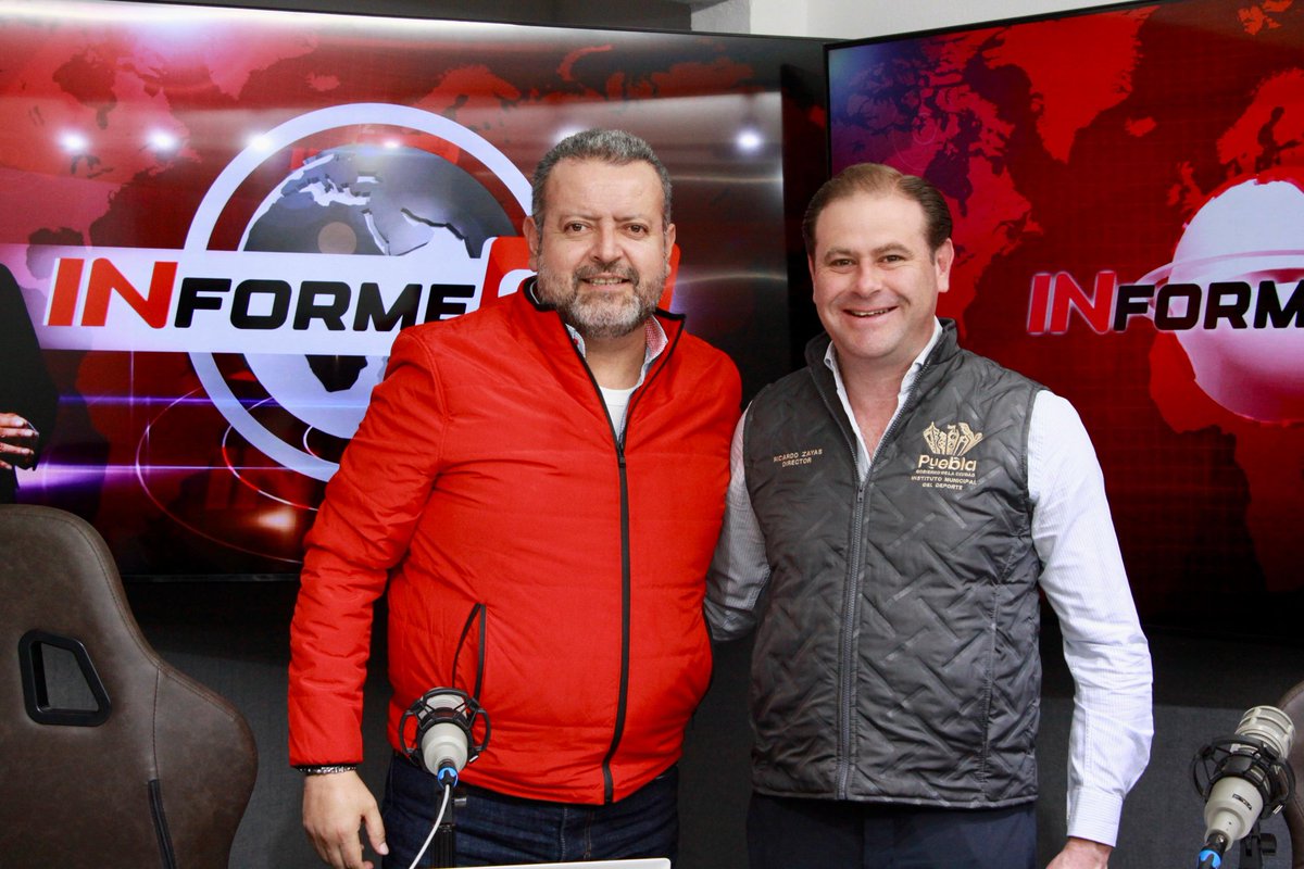DeportePue's tweet photo. #Entrevista 🎙️ | Iniciamos la semana compartiendo con @Tono_delaVega en #informe90.1 las acciones que impulsamos desde el IMDP 💪
🏐 Torneos de Barrios
🚴 Circuito Deportivo Itinerante en Juntas Auxiliares https://t.co/LY0N3fxxXH