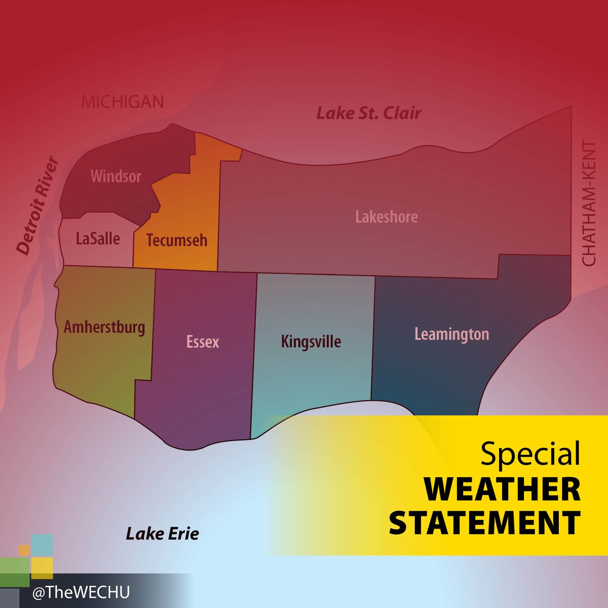 Environment Canada has issued a SPECIAL AIR QUALITY STATEMENT for Windsor-Essex County due to smoke from forest fires. 

For more info about air quality, visit ow.ly/akgK50W1TRS 

To get notified of changes in air quality, download WeatherCan at ow.ly/NCu250W1TRV