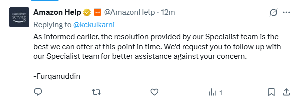 kckulkarni's tweet photo. @AmazonHelp @amazonIN https://t.co/XrBtLIes48