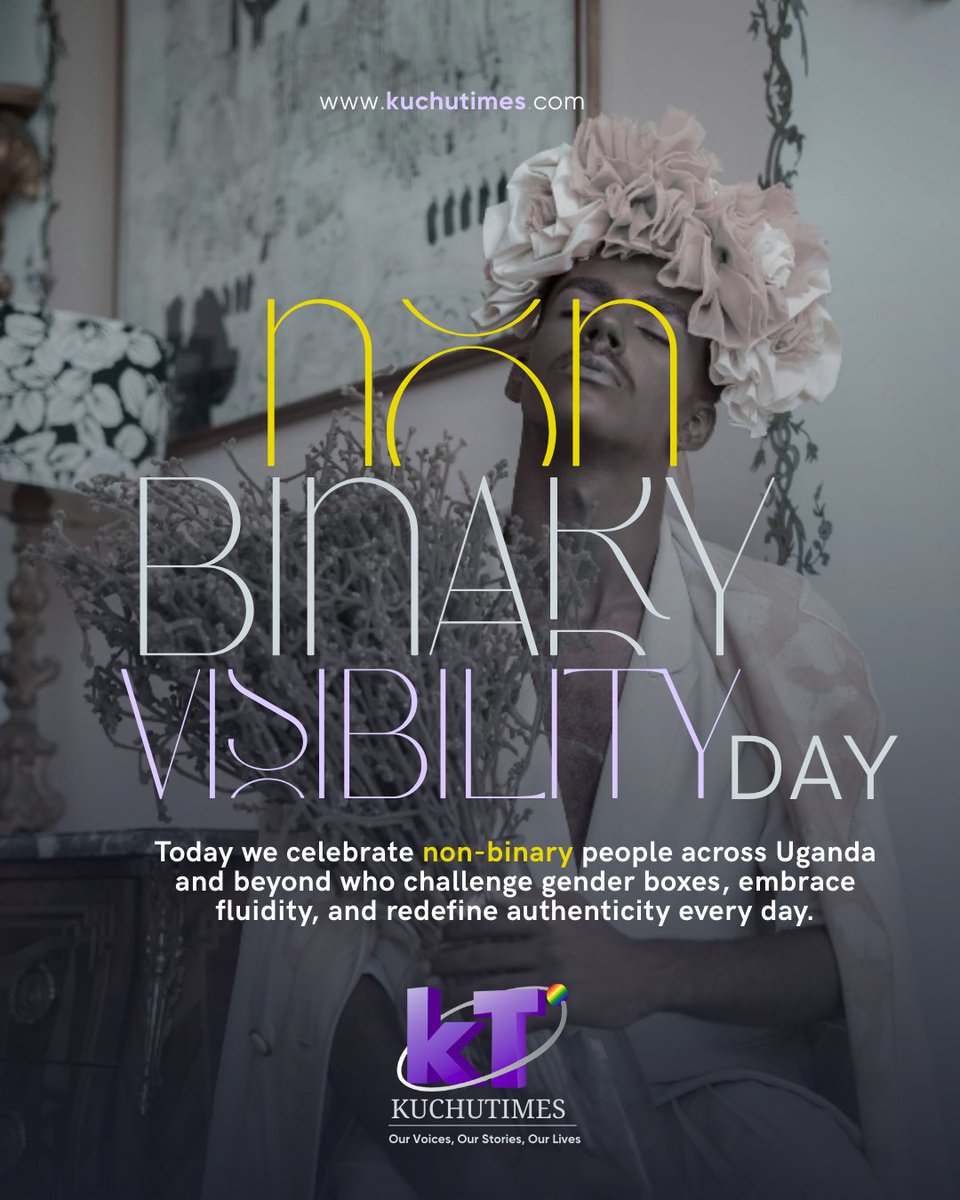 KuchuTimes's tweet image. Your Identity is Valid!!!
Celebrating Non Binary Visibility Day.