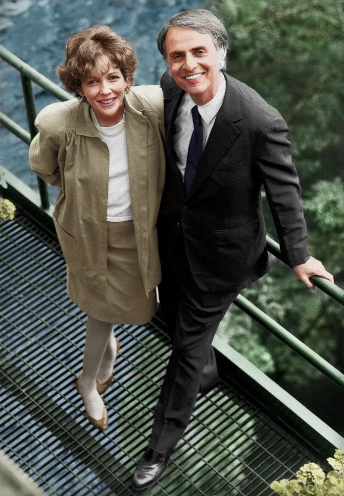 “When my husband died, because he was so famous and known for not being a believer, many people would come up to me-it still sometimes happens-and ask me if Carl changed at the end and converted to a belief in an afterlife. They also frequently ask me if I think I will see him