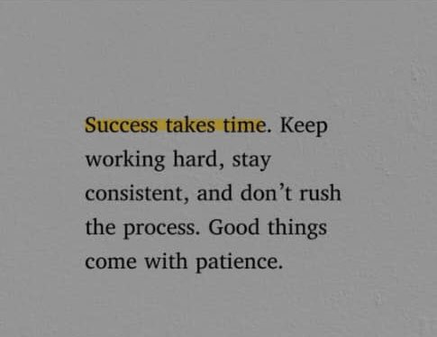 Trust the process