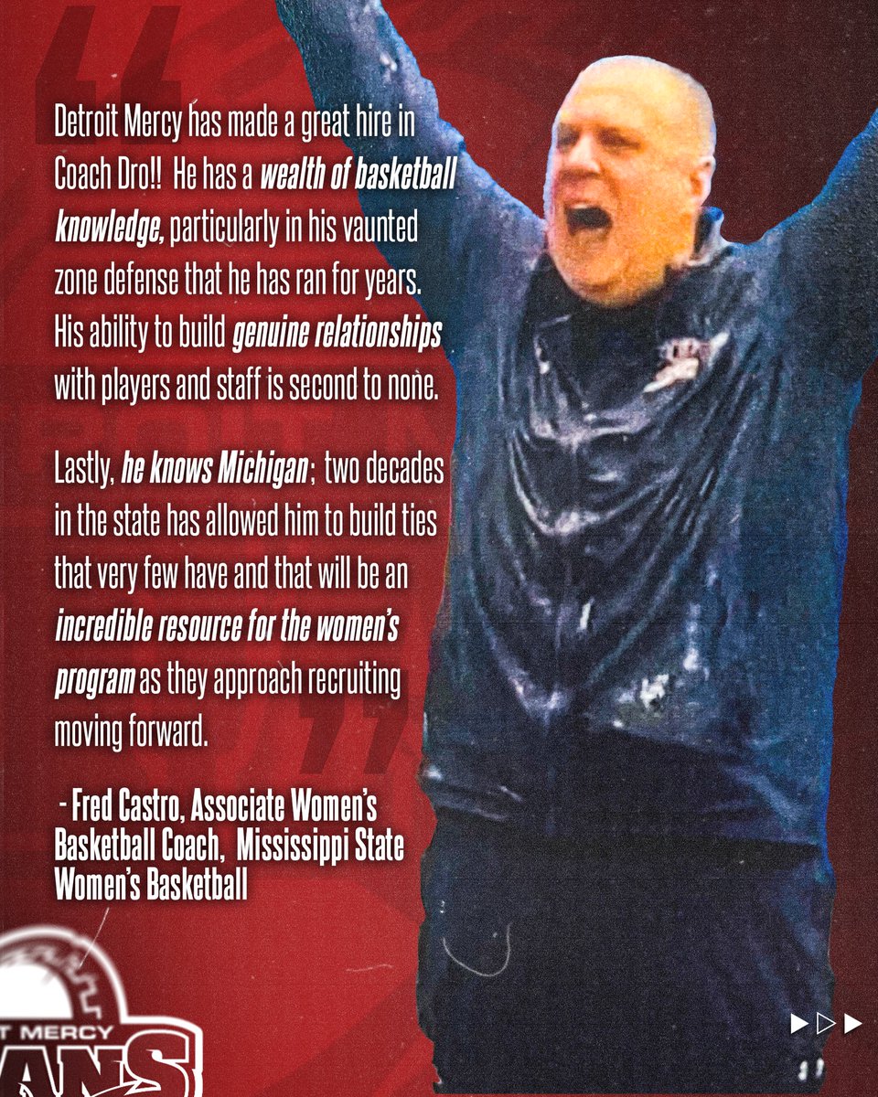 Detroit_WBB's tweet image. Once a Titan, always a Titan. Back where it all started.🏀 Get to know Coach Dro—from wearing the jersey to Assistant Coach, again! #Titanpride #Titanupp 💙🤍❤️