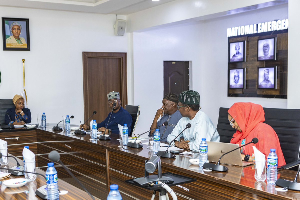 Today, I had the honour of representing UBEC at a strategic high-level engagement hosted by the National Emergency Management Agency (NEMA), a meeting grounded in our shared vision of building safer, more resilient, and responsive basic education systems across Nigeria.

This