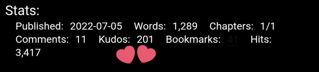 And over 200 kudos for namgi!! 💕