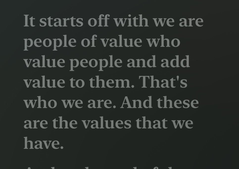 Dr. Jenny Severson (@severson_j) on Twitter photo It starts off with we are valuable people… people of value who value people and add value to them. That’s who we are. Add value to people everyday. Know you’re valuable too. It starts off with we are valuable people… people of value who value people and add value to them. That’s who we are. Add value to people everyday. Know you’re valuable too.