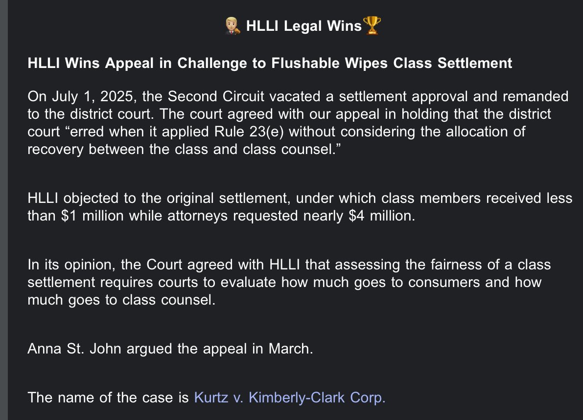 tedfrank's tweet image. A couple of good wins this month for @HamLincLaw @annastjohn @FrankBednarz in the Seventh and Second Circuits—and a personal accomplishment of mildly historic nature. Links in next tweet.