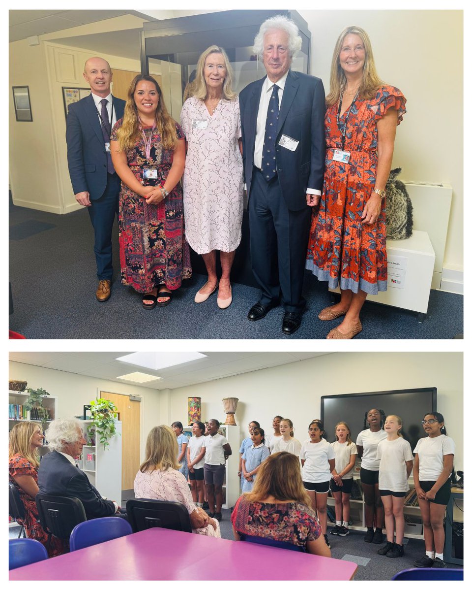 We were honoured to welcome Sir Martyn, Lady Arbib &amp; Annabel Nicoll to <a href="/LangleyHeritage/">TheLangleyHeritagePrimary</a> Primary! 
Our Trust proudly carries the Arbib name in recognition of the family's incredible support and guidance over the last two decades. 
Our children loved meeting the people behind it!