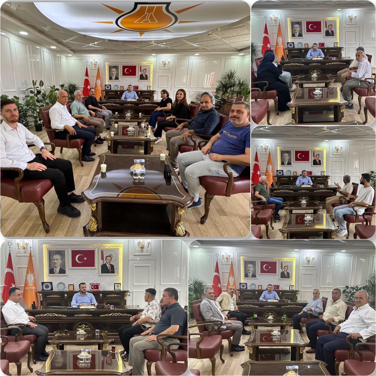 İl Başkanımız Sn.<a href="/AvCanerOzturan/">Av. Bahri Caner ÖZTURAN</a> İl başkanlığımızda ziyarete gelen hemşehrilerimizi ağırlamaya devam ediyor.

Değerli hemşehrilerimize ziyaretlerinden dolayı  teşekkür ederiz.